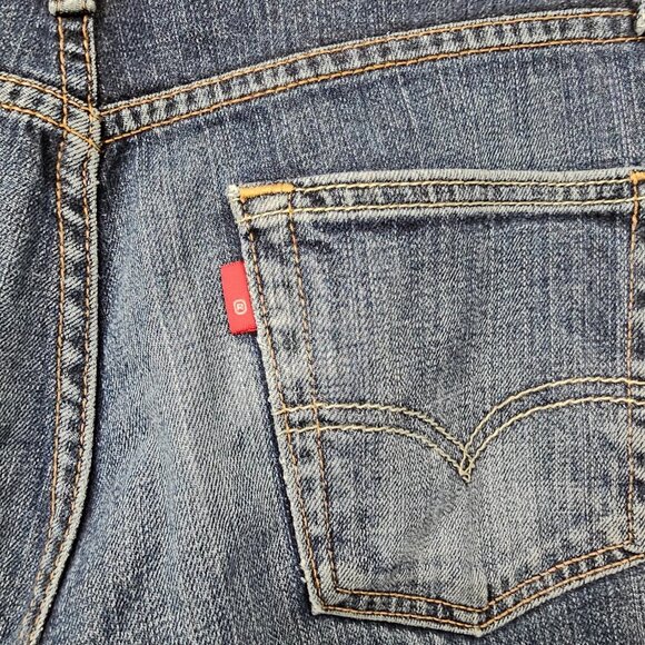 Levi's Straight Fit Men's Rare Registered Red Tag Denim Jeans 30X30 - Picture 5 of 11